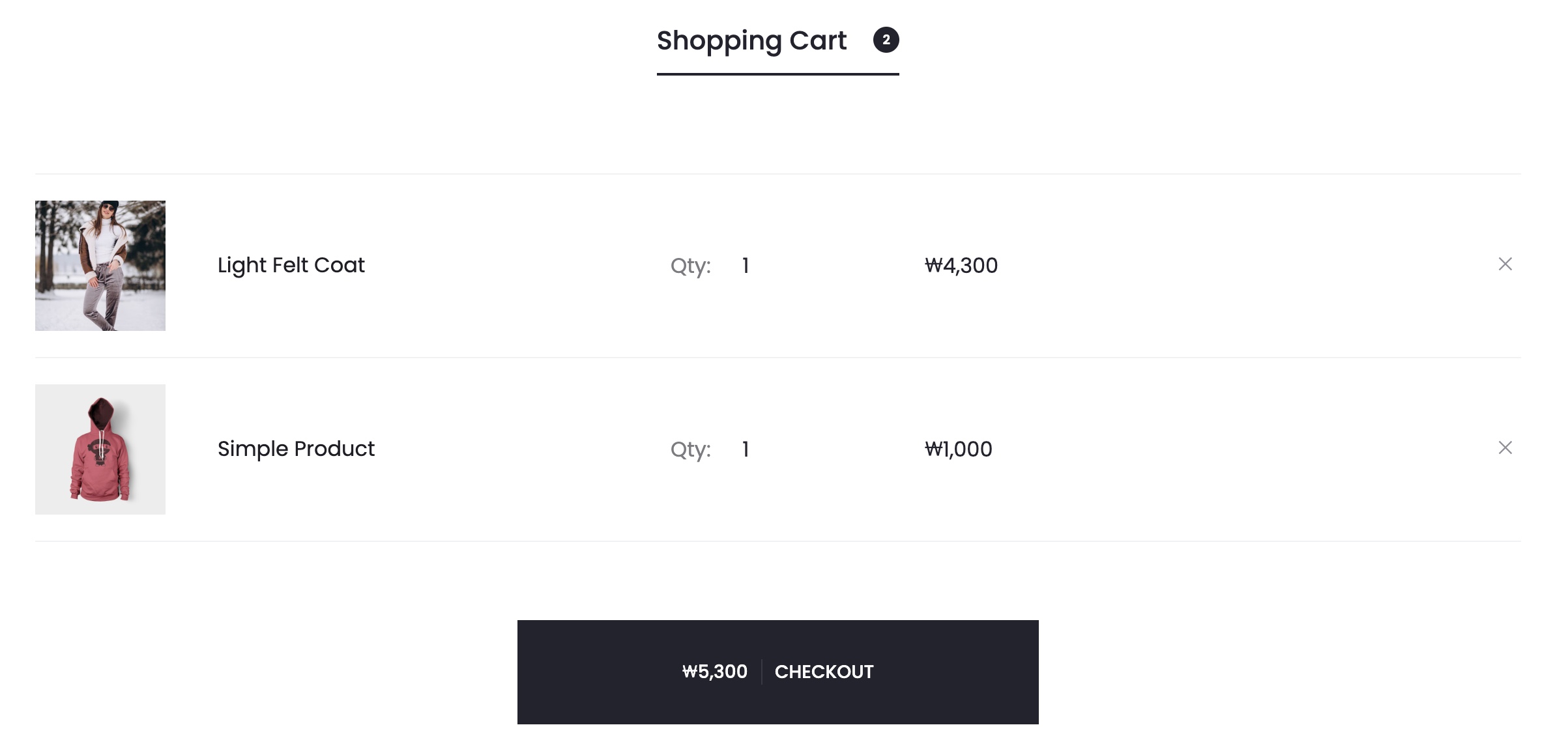 우커머스_장바구니_기본