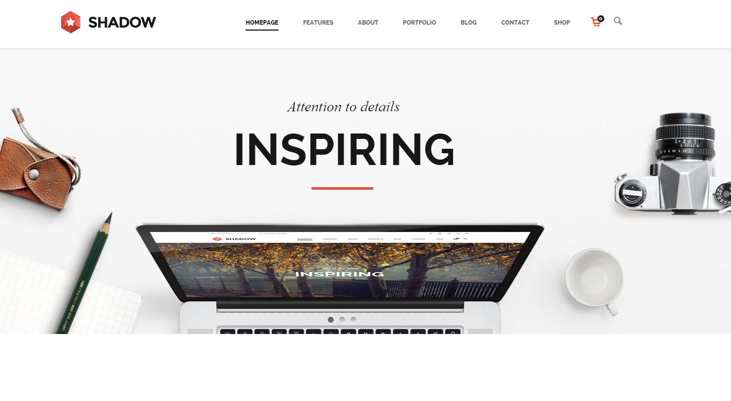 워드프레스 쇼핑몰 테마 Shadow