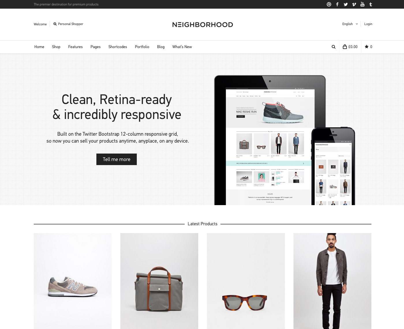 워드프레스 쇼핑몰 테마 - 워드프레스 쇼핑몰 엠샵 메인화면