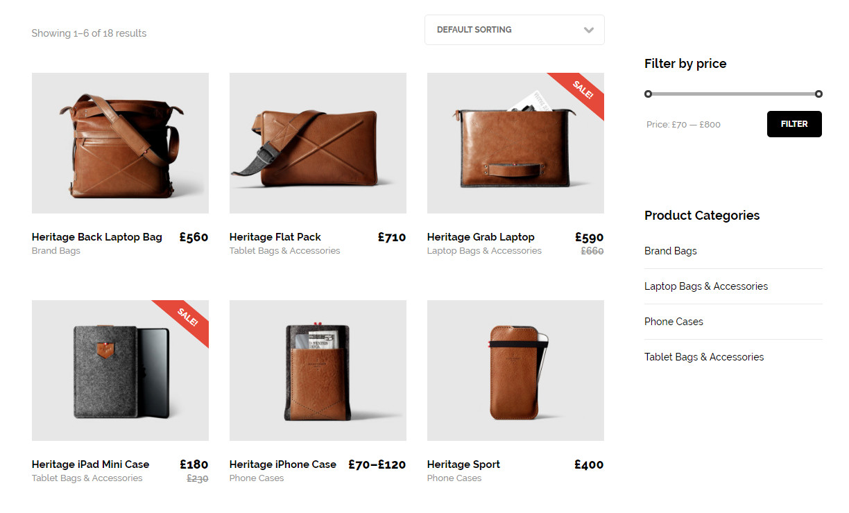 워드프레스 쇼핑몰 상품 예시 3