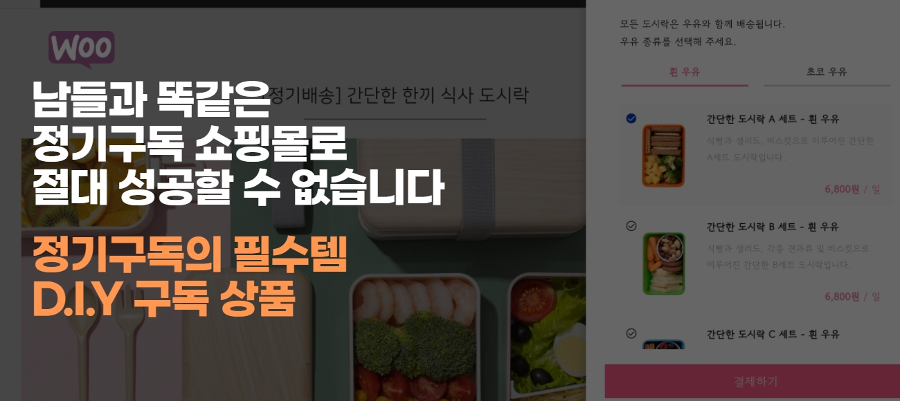 워드프레스쇼핑몰_diy구독상품_코드엠샵